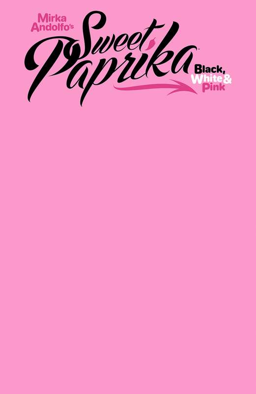 SWEET PAPRIKA BLACK WHITE & PINK (ONE SHOT) CVR H (MR)