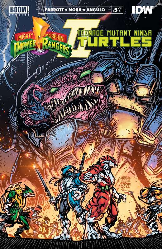 MMPR TMNT II #5 (OF 5) CVR B EASTMAN & WILLIAMS II