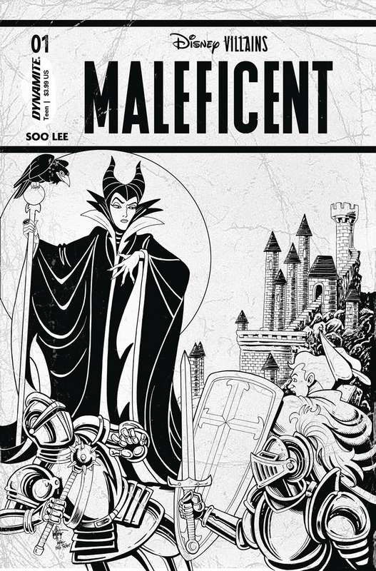 DISNEY VILLAINS MALEFICENT #1 CVR Z 1:7 FOC RATIO VARIANT HAESER B