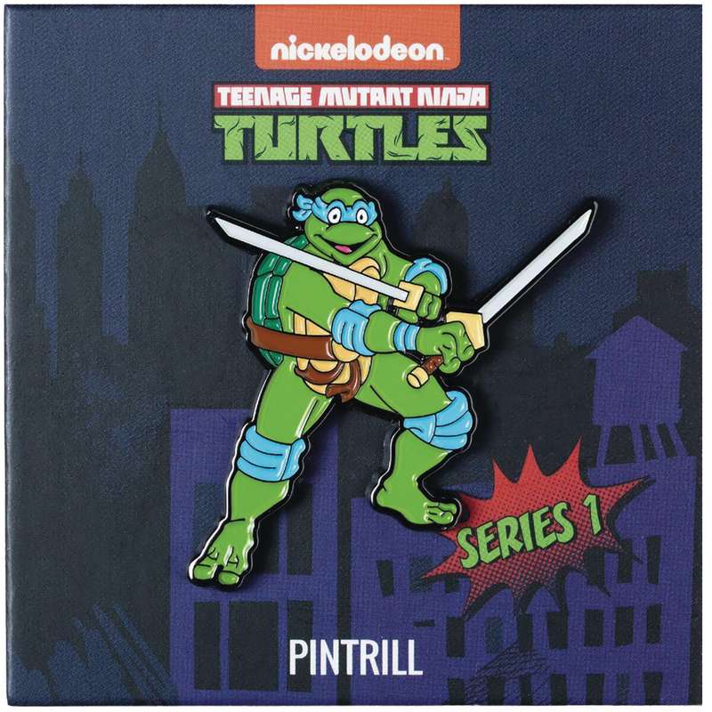 TMNT LEONARDO ORIGINAL ANIMATED SERIES ENAMEL PIN