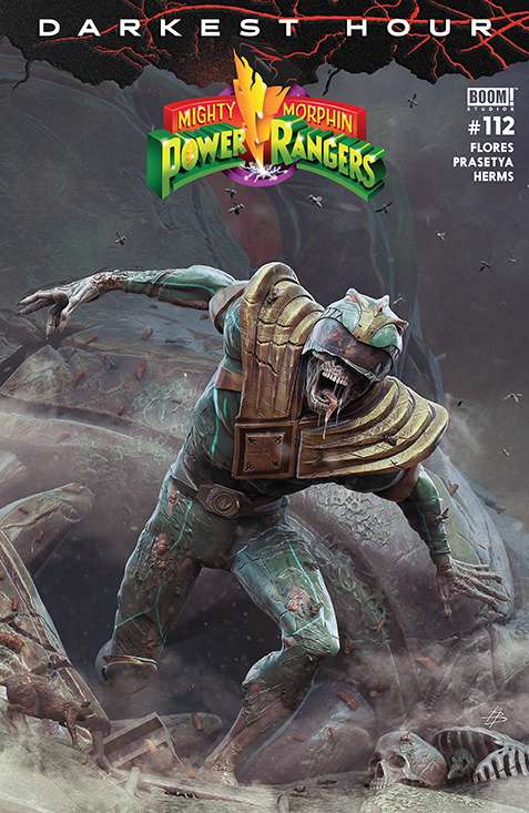 MIGHTY MORPHIN POWER RANGERS #112 CVR B DARK GRID VARIANT BAREND