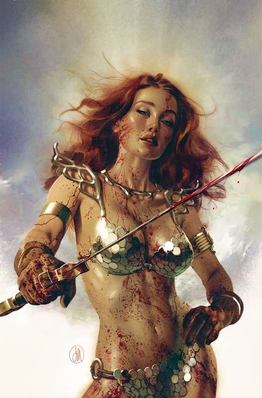 RED SONJA 2023 #3 CVR P 1:30 RATIO VARIANT MIDDLETON BLOODY VIRGIN