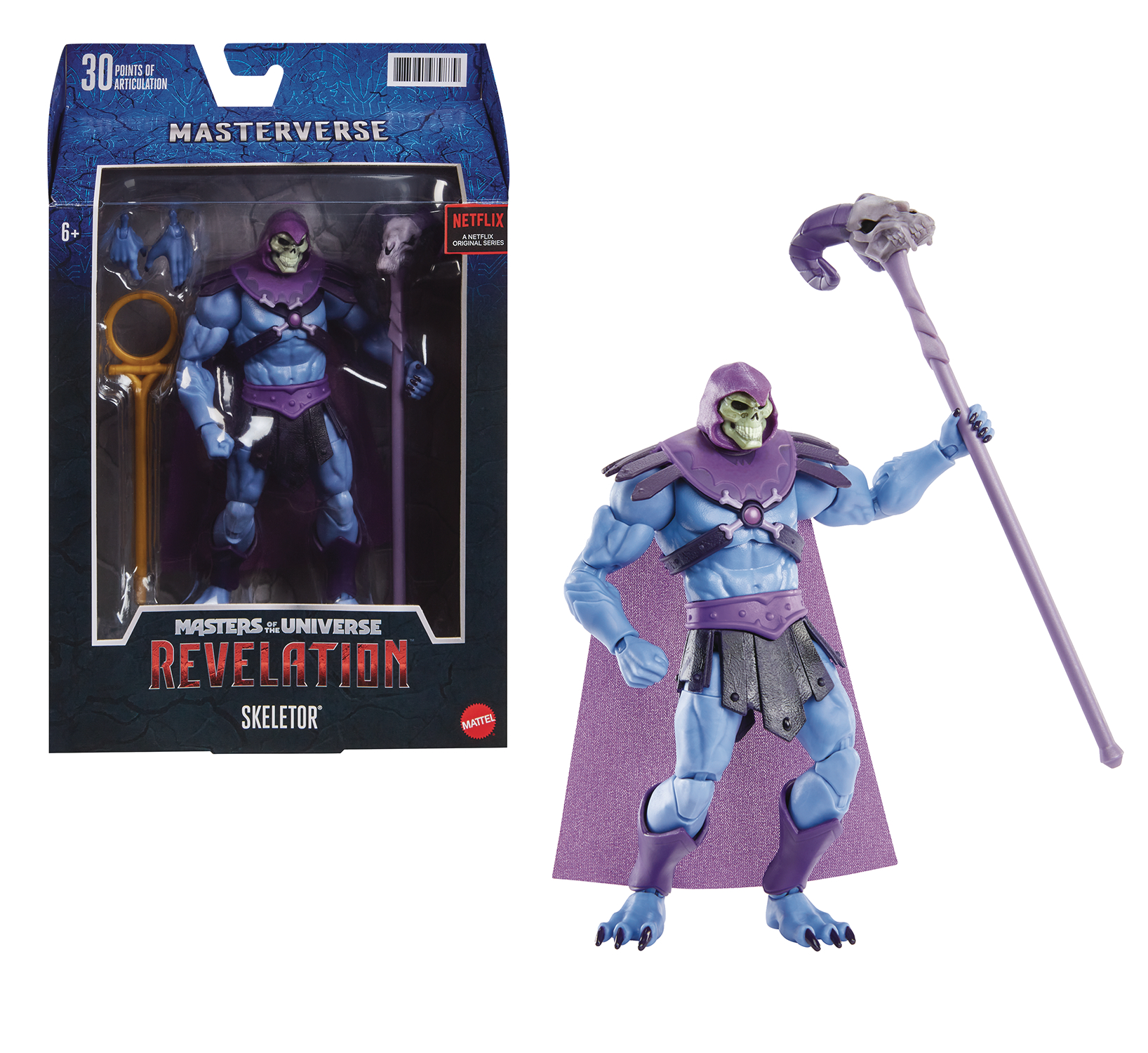 MOTU REVELATION SKELETOR ACTION FIGURE