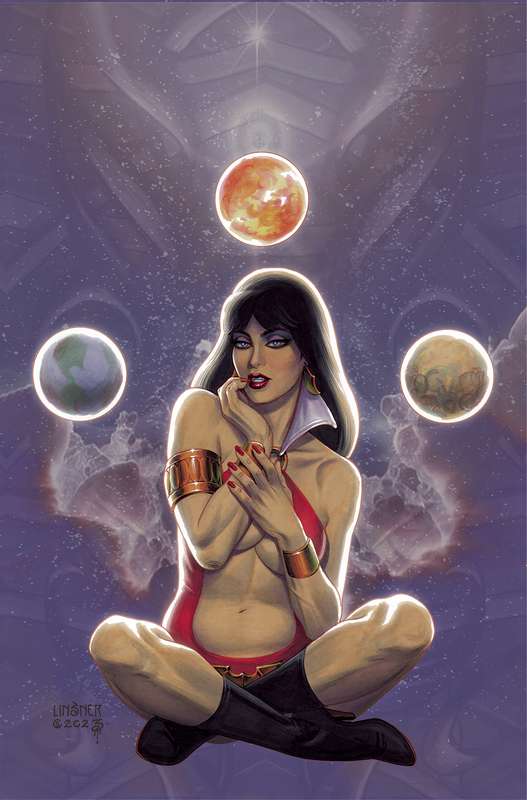 VAMPIRELLA VS SUPERPOWERS #4 CVR L 1:20 RATIO VARIANT LINSNER VIRG