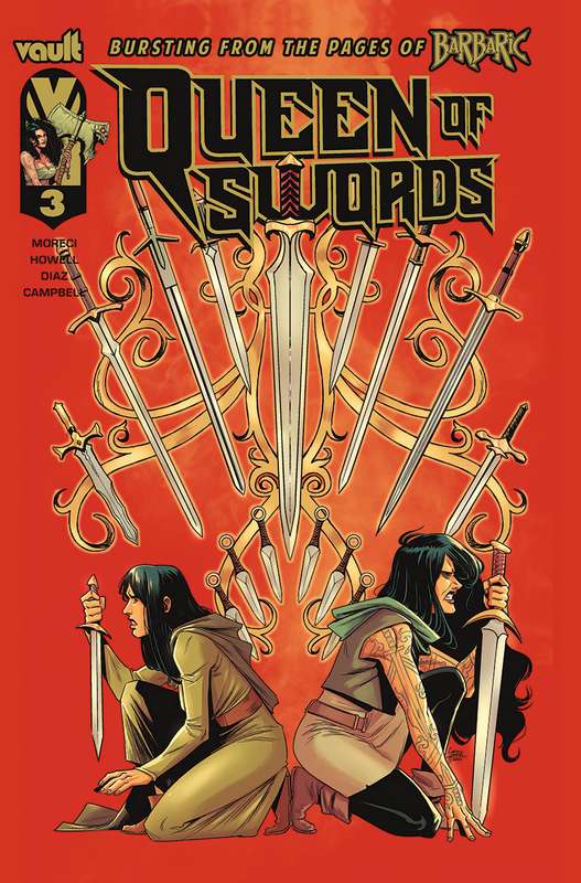 QUEEN OF SWORDS BARBARIC STORY #3 CVR A HOWELL (MR)