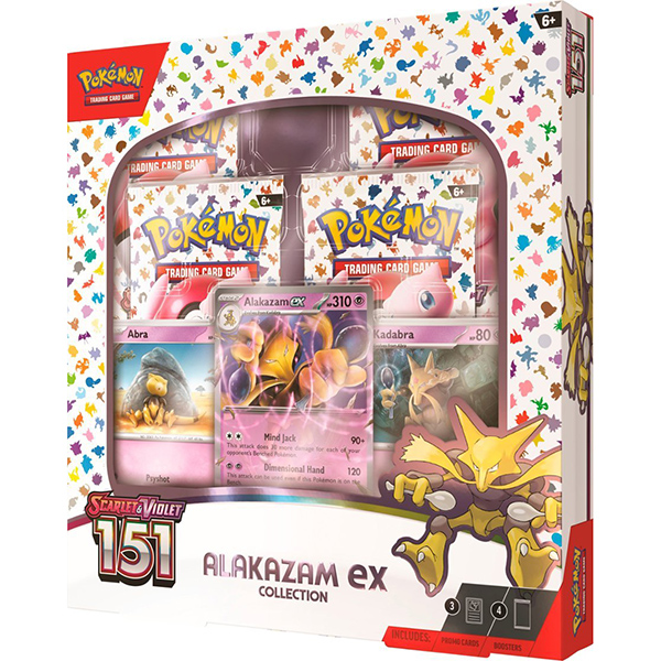 Pokemon TCG PKM: Scarlet & Violet 151- ALkAZAM EX Collection Box