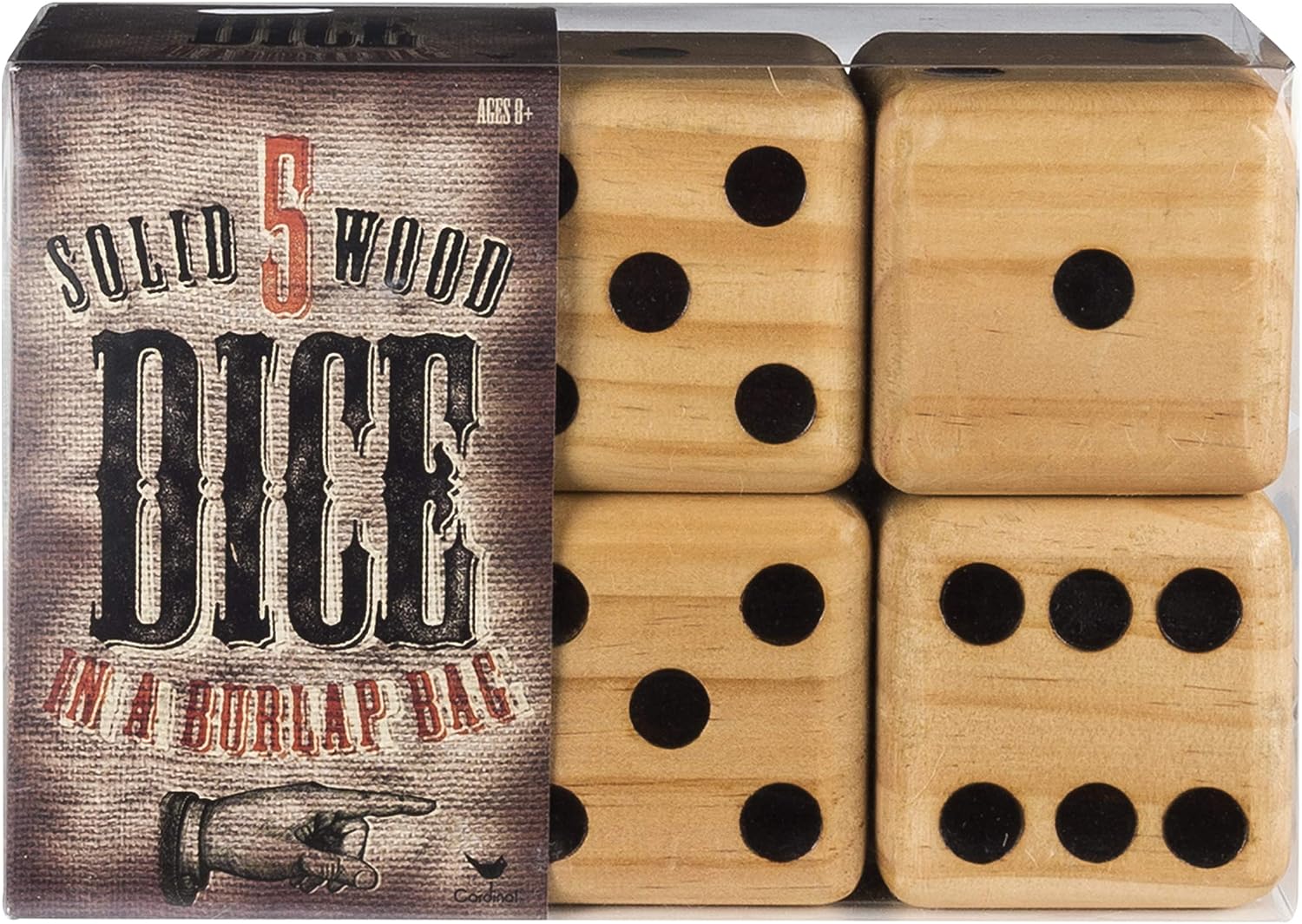 Giant Solid Wood Dice