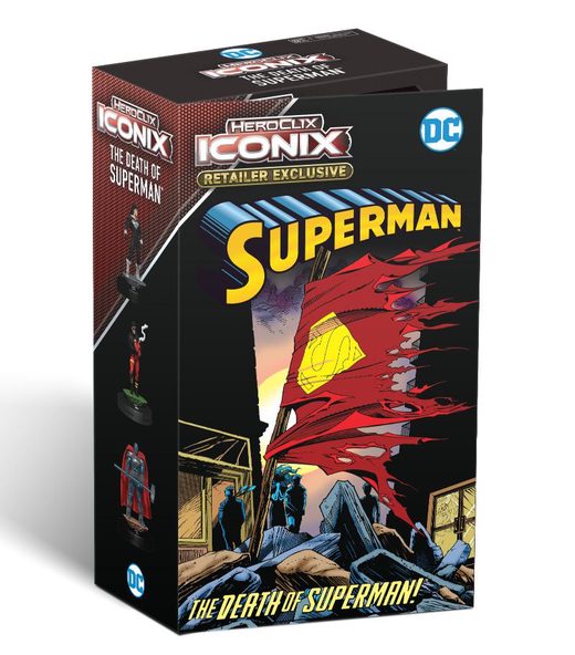 DC HEROCLIX ICONIX RETAILER EXCLUSIVE SUPERMAN