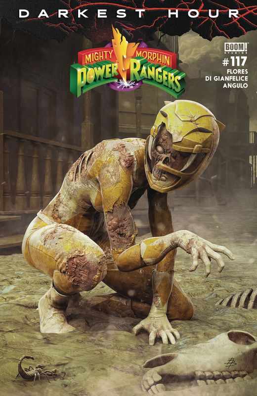 MIGHTY MORPHIN POWER RANGERS #117 CVR B DARK GRID VARIANT BAREND