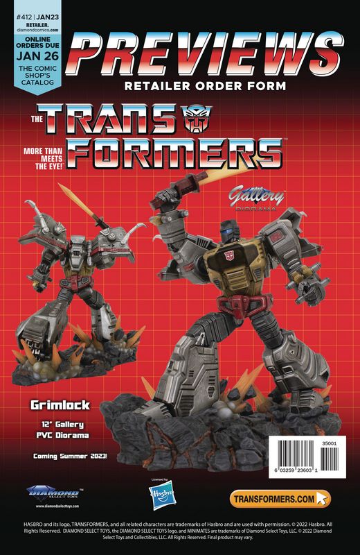 PREVIEWS #426 MAR 2024 RETAILER ORDER FORM EXTRAS (NET)