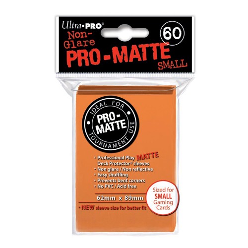 ULTRA PRO NON GLARE PRO-MATTE ORANGE SMALL