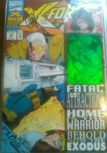 X-FORCE #25 DF SIGNED BY CAPULLO