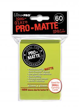 Ultra Pro Sleeves Small Sized Pro-Matte Bright Yellow 60ct