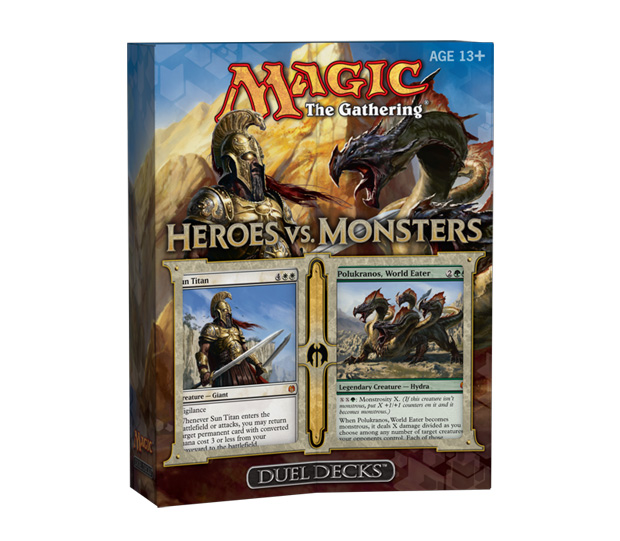 MAGIC THE GATHERING (MTG): DUEL DECKS HEROES VS. MONSTERS