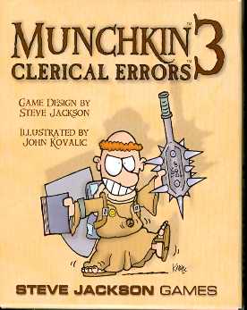 MUNCHKIN 3 CLERICAL ERRORS