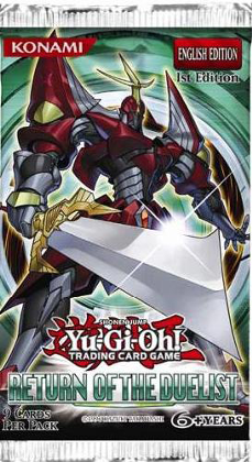 YU-GI-OH! (YGO): RETURN OF THE DUELIST BOOSTER PACK