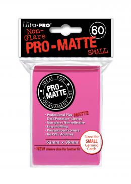Ultra Pro Sleeves Small Sized Pro-Matte Bright Pink 60ct