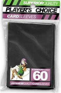 Players Choice Standard Sized Gaming Sleeves- Black