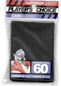 Players Choice Yu-Gi-Oh Sized Gaming Sleeves-Black