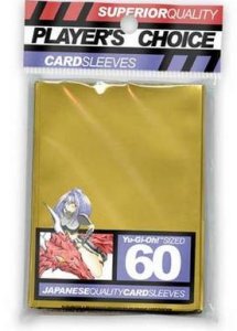 Players Choice Yu-Gi-Oh Sized Gaming Sleeves- Gold