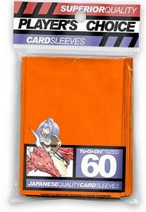 Players Choice Yu-Gi-Oh Sized Gaming Sleeves- Orange