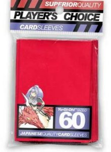 Players Choice Yu-Gi-Oh Sized Gaming Sleeves- Red