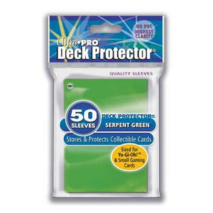 Ultra Pro Deck Protector YuGiOh Sized Sleeves- Green