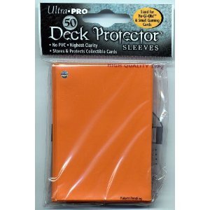 Ultra Pro Deck Protector YuGiOh Sized Sleeves- Orange