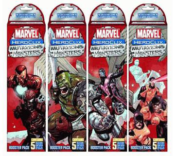 Marvel HeroClix Mutations and Monsters Booster Pack