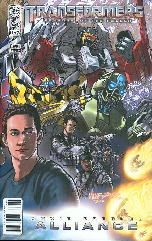 Transformers Revenge of the Fallen: Movie Prequel Alliance #01 Variant