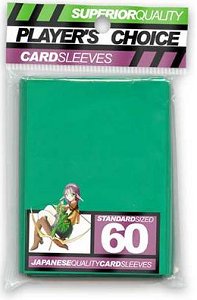 Players Choice Standard Sized Gaming Sleeves- Green