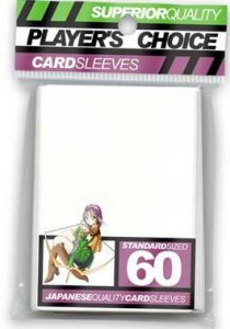 Players Choice Standard Sized Gaming Sleeves- White