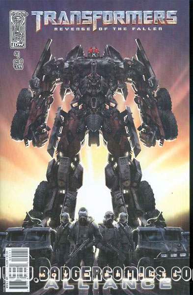 Transformers Revenge of the Fallen: Movie Prequel Alliance #01 Cover B