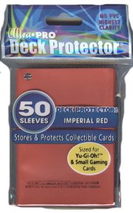 Ultra Pro Deck Protector YuGiOh Sized Sleeves- Red