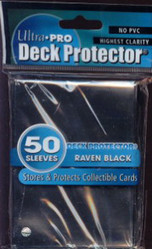 Ultra Pro Deck Protector Standard Sized Sleeves- Black