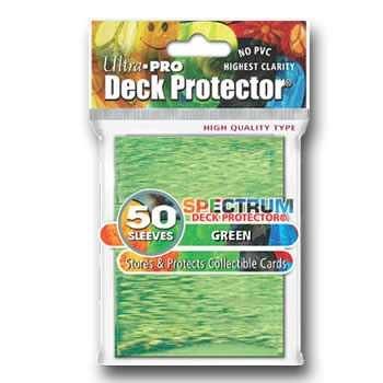 Ultra Pro Spectrum Deck Protector Standard Sized Sleeves-Green
